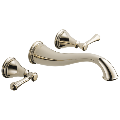 Delta Cassidy T3597LF Two Handle Wall Mount Bathroom Faucet Trim