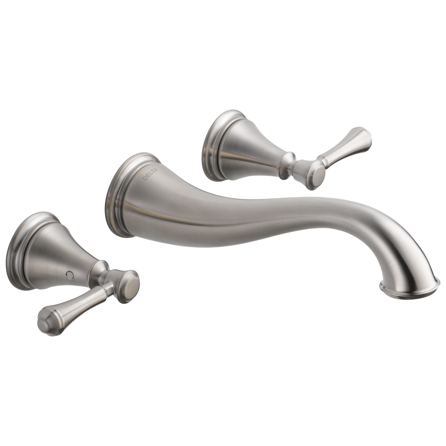Delta Cassidy T3597LF Two Handle Wall Mount Bathroom Faucet Trim
