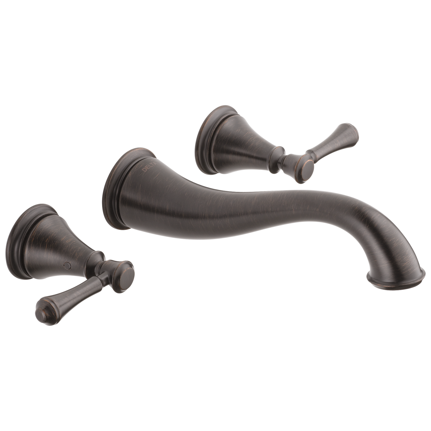 Delta Cassidy T3597LF Two Handle Wall Mount Bathroom Faucet Trim