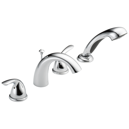 Delta Classic T4705 Roman Tub with Hand Shower Trim