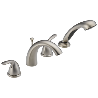 Delta Classic T4705 Roman Tub with Hand Shower Trim