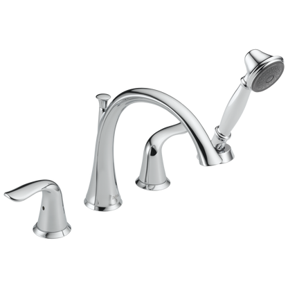 Delta Lahara T4738 Roman Tub with Handshower Trim