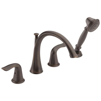 Delta Lahara T4738 Roman Tub with Handshower Trim