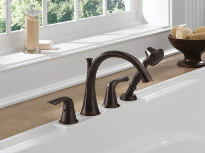 Delta Lahara T4738 Roman Tub with Handshower Trim