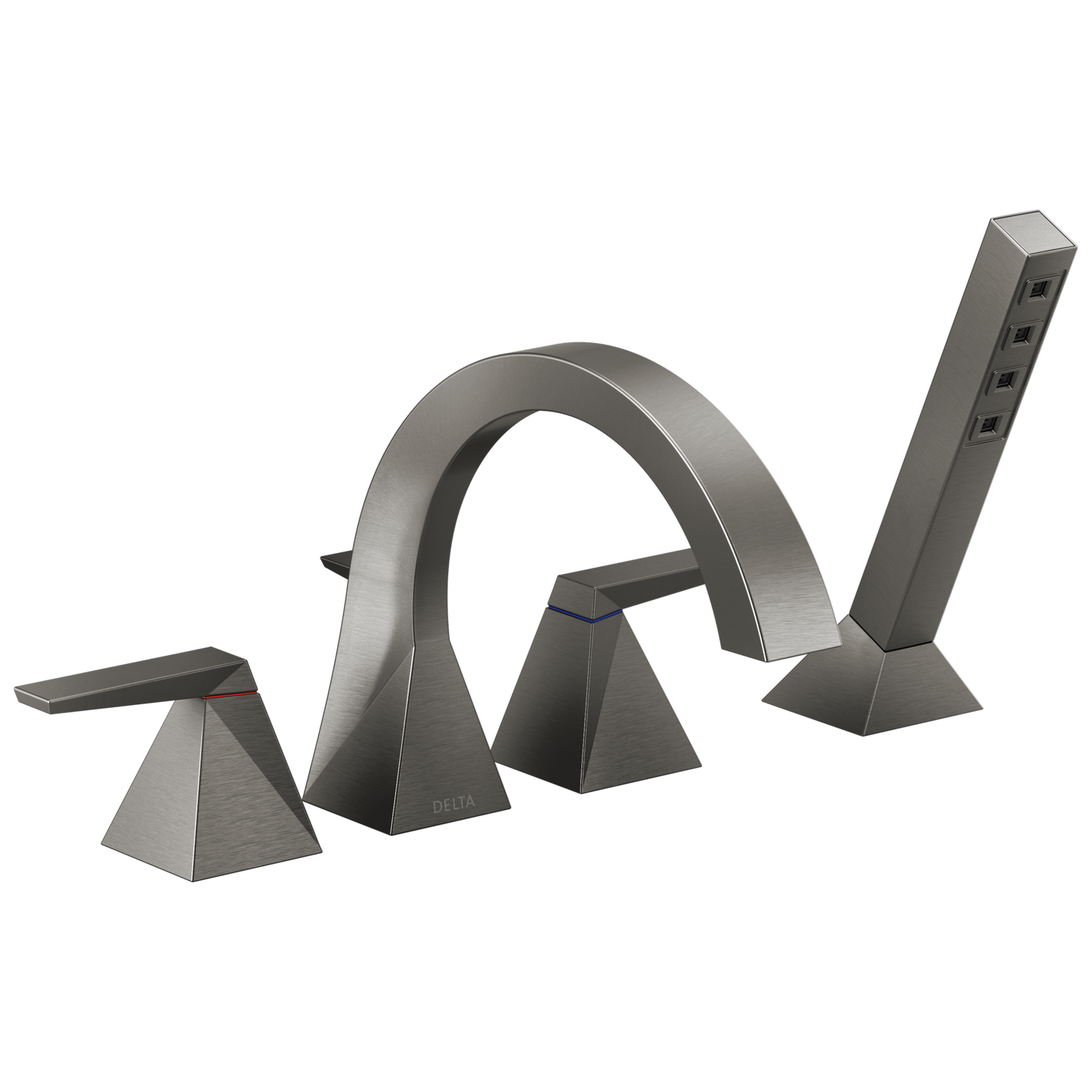 Delta Trillian T4746 Two-Handle Roman Tub Trim with Hand Shower