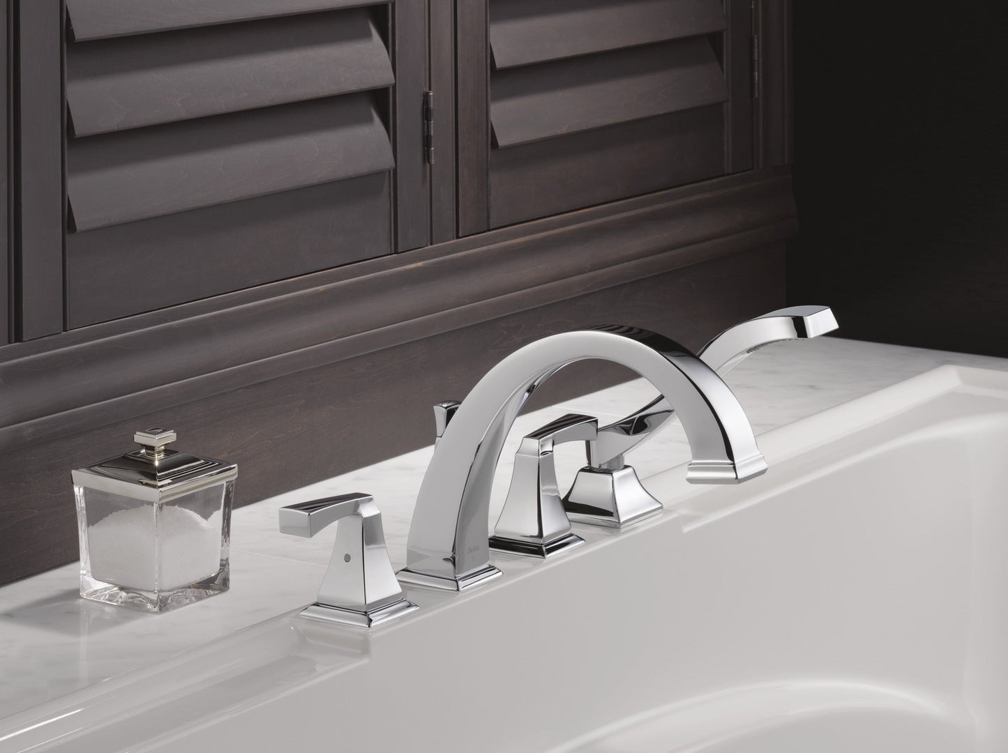 Delta Dryden T4751 Roman Tub with Hand Shower Trim