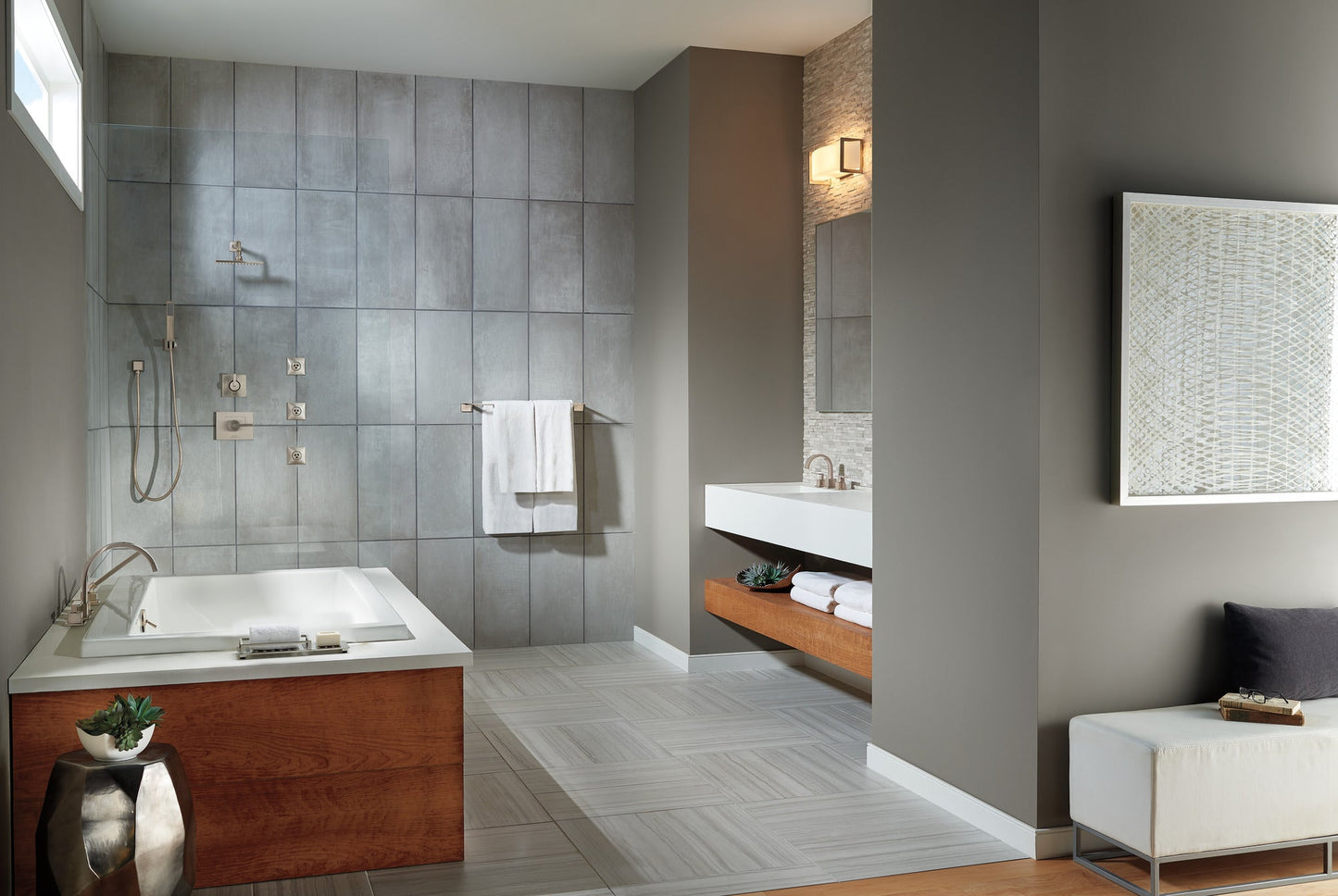 Delta Vero T4753 Roman Tub Trim with Hand Shower