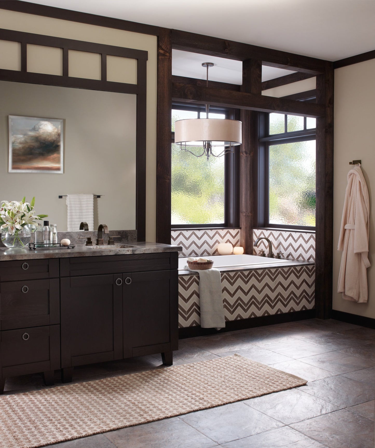 Delta Vero T4753 Roman Tub Trim with Hand Shower