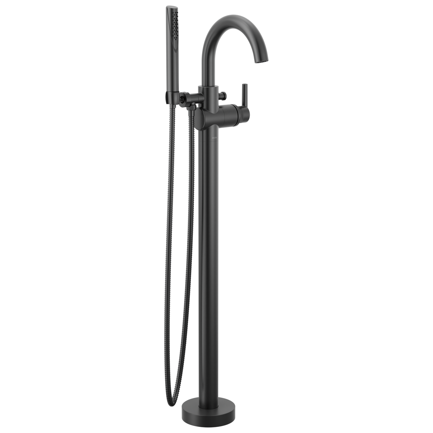 Delta Trinsic T4759 Single Handle Floor Mount Tub Filler Trim with Hand Shower