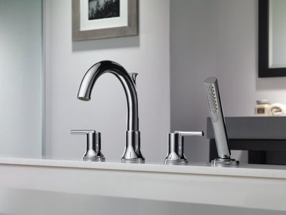 Delta Trinsic T4759 Roman Tub with Hand Shower Trim