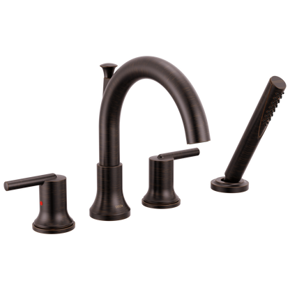 Delta Trinsic T4759 Roman Tub with Hand Shower Trim