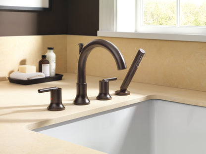 Delta Trinsic T4759 Roman Tub with Hand Shower Trim