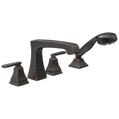 Delta Ashlyn T4764 Roman Tub with Hand Shower Trim