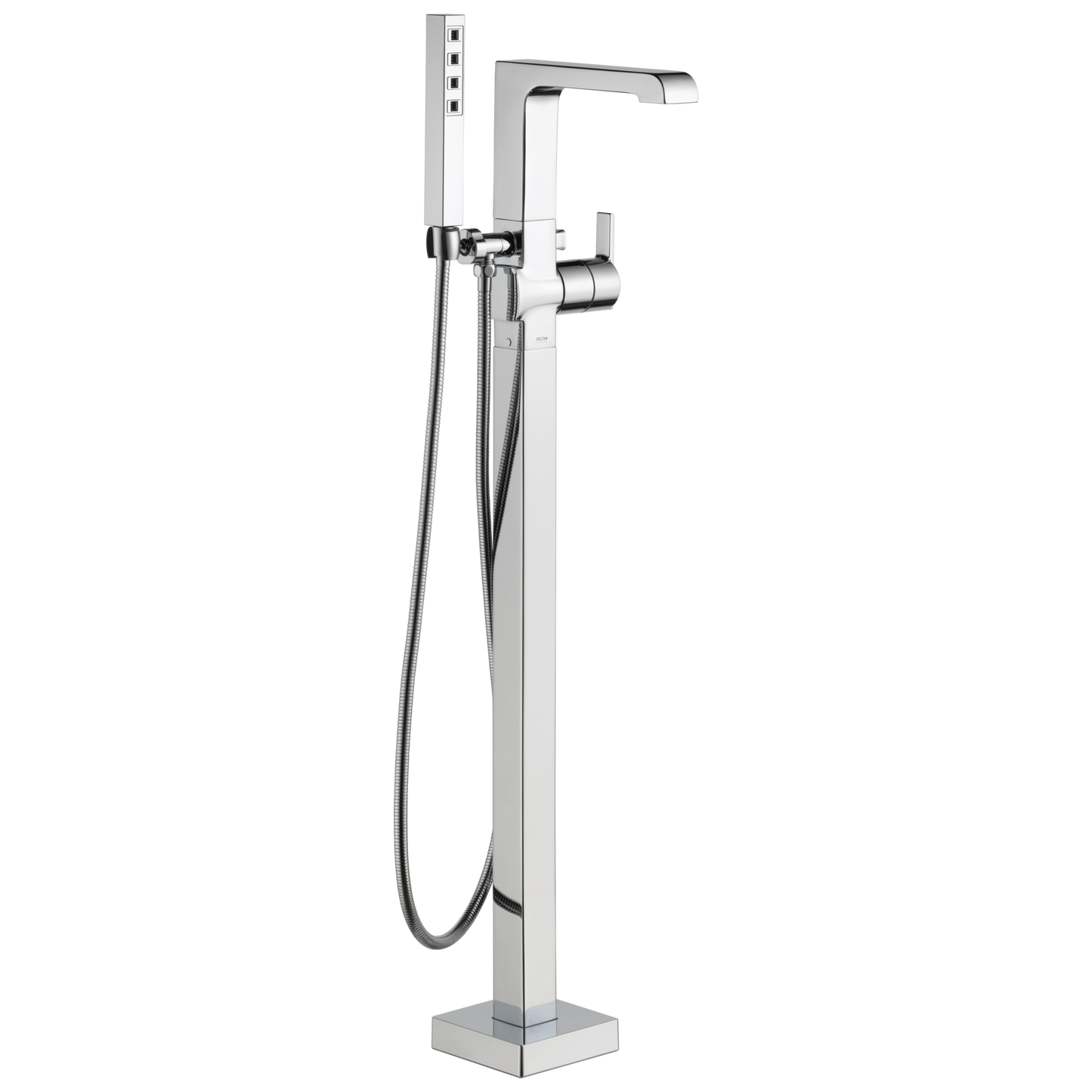 Delta Ara T4767 Single Handle Floor Mount Tub Filler Trim with Hand Shower
