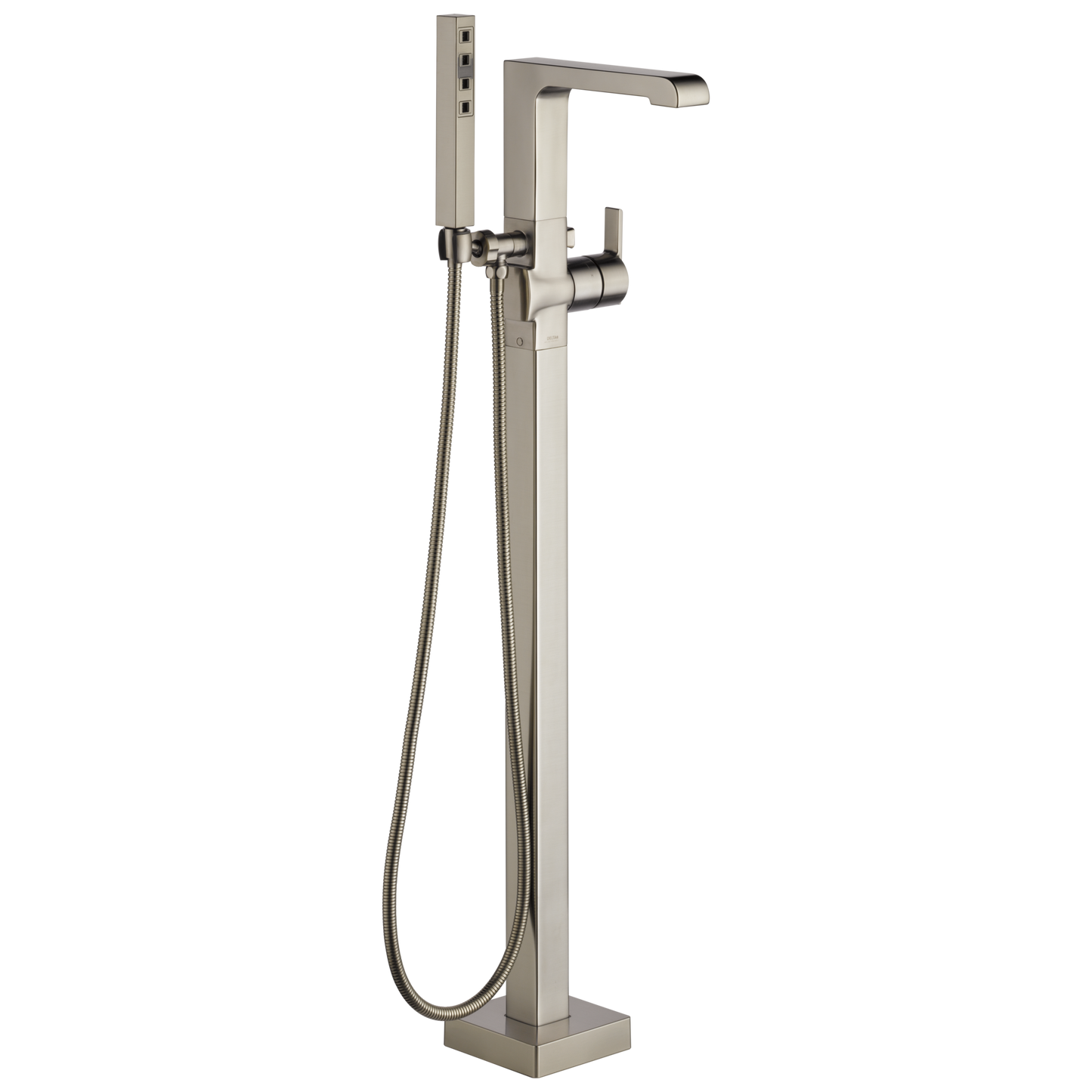 Delta Ara T4767 Single Handle Floor Mount Tub Filler Trim with Hand Shower