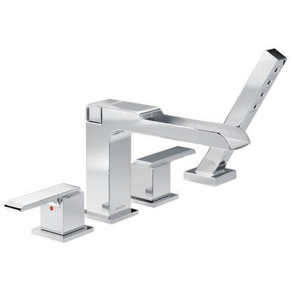 Delta Ara T4768 Channel Roman Tub With Hand Shower Trim