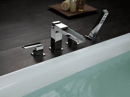 Delta Ara T4768 Channel Roman Tub With Hand Shower Trim