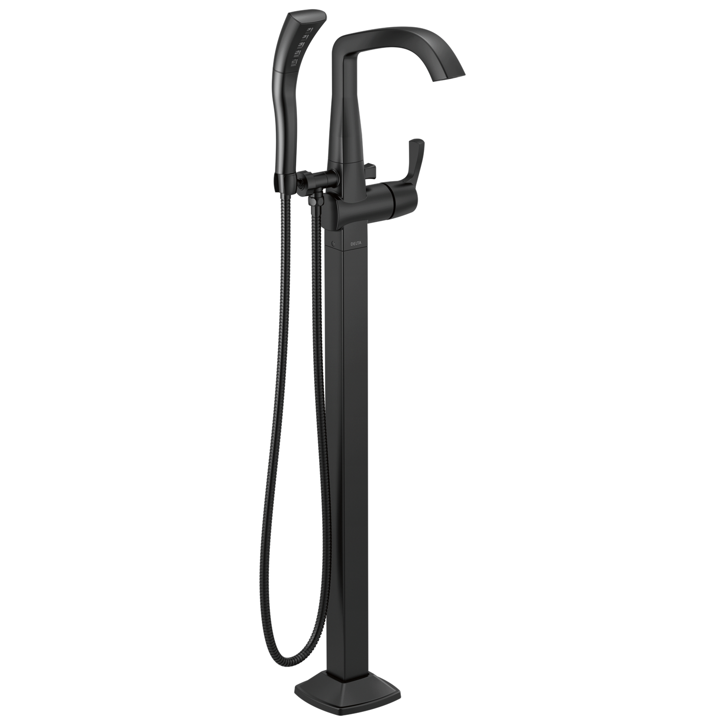Delta Stryke T4776 Single Handle Floor Mount Tub Filler Trim