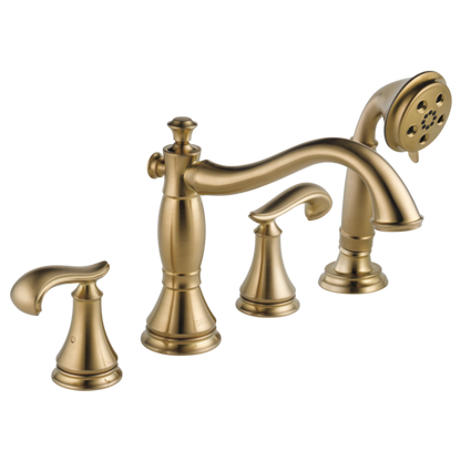 Delta Cassidy T4797 Roman Tub with Hand Shower Trim - Less Handles