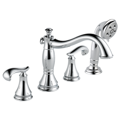Delta Cassidy T4797 Roman Tub with Hand Shower Trim - Less Handles