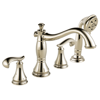 Delta Cassidy T4797 Roman Tub with Hand Shower Trim - Less Handles