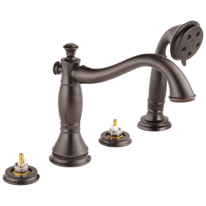 Delta Cassidy T4797 Roman Tub with Hand Shower Trim - Less Handles