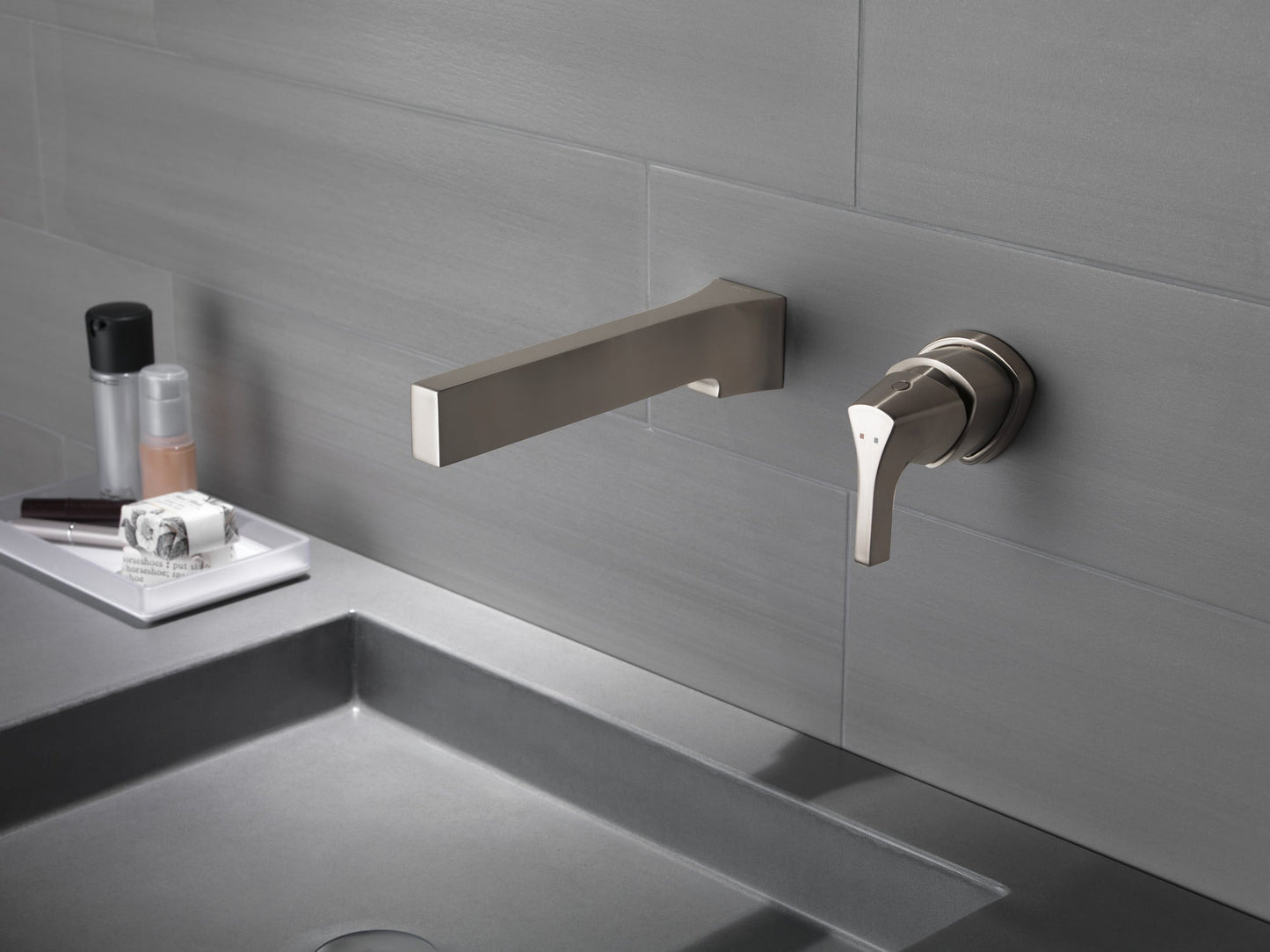 Delta Zura T574LF Single Handle Wall Mount Bathroom Faucet Trim