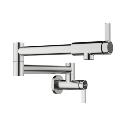 BLANCO Culina II Wall-Mounted Pot Filler - Pvd Steel