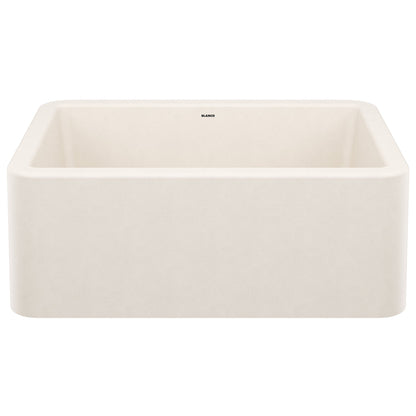 BLANCO 443075 Ikon 27" Apron Single Bowl Farmhouse Sink - Soft White