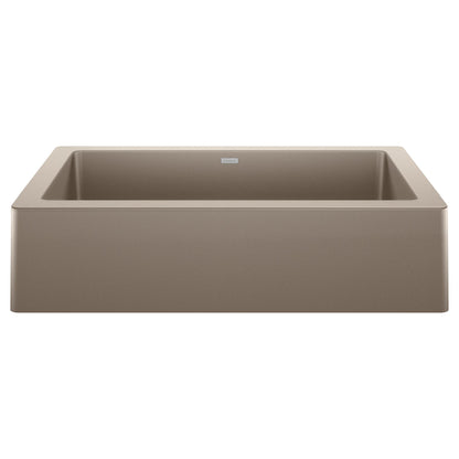 BLANCO 526544 Vintera 30" Super Single Apron Farmhouse Sink - Truffle