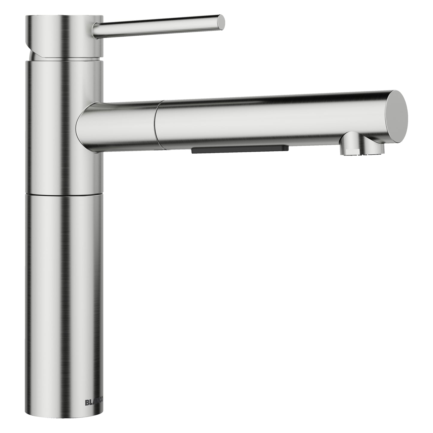 BLANCO Alta II Low Arc Pull-Out Dual-Spray Kitchen Faucet - Pvd Steel