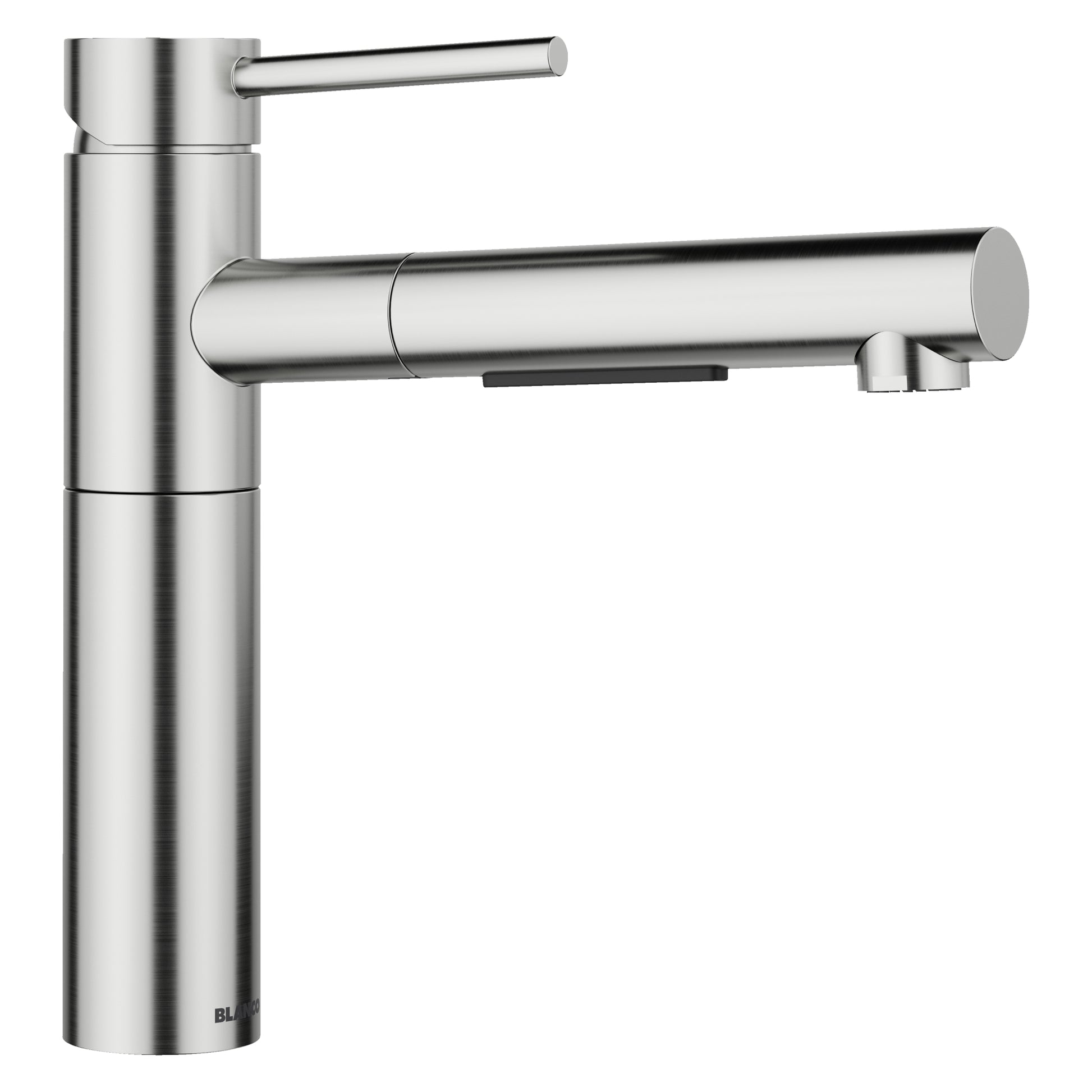 BLANCO Alta II Low Arc Pull-Out Dual-Spray Kitchen Faucet - Pvd Steel