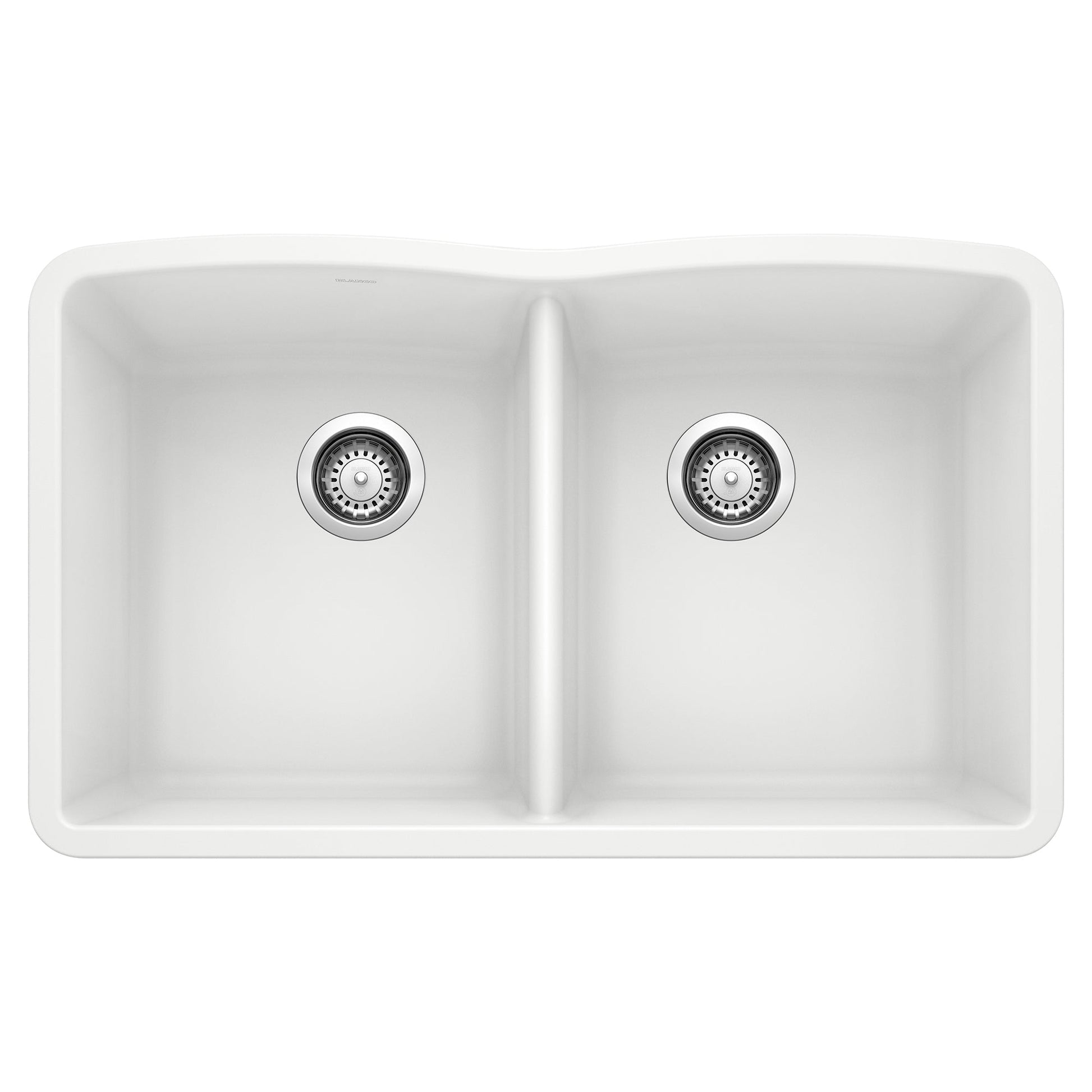 BLANCO 440185 Diamond Equal Double Bowl Kitchen Sink - White