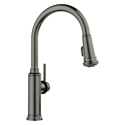 Empressa High Arc Pull-Down Dual-Spray Kitchen Faucet