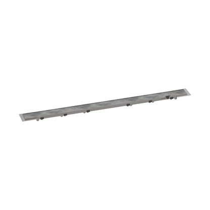 hansgrohe RainDrain Rock Trim Flex 35 1/4" Cut to Size and Tileable