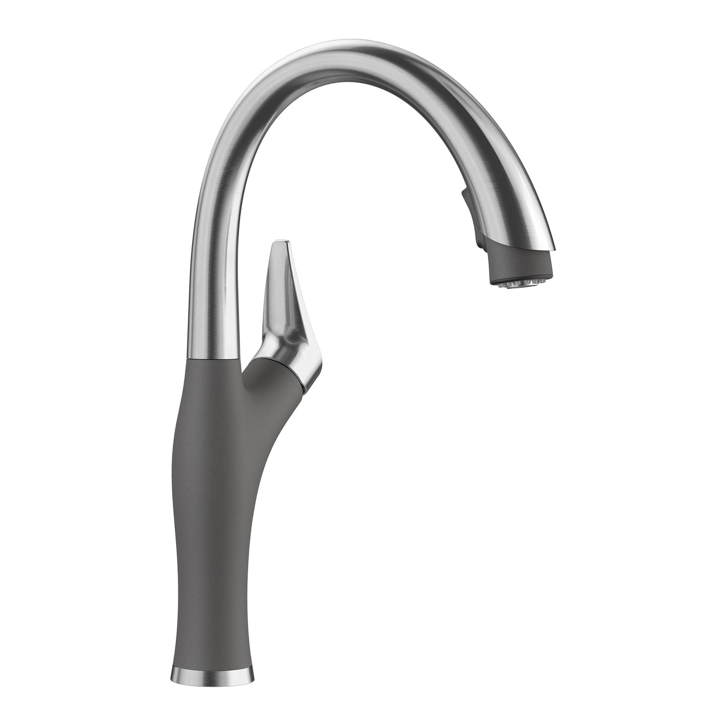 BLANCO 442033 Artona Pull-Down Kitchen Faucet 1.5 GPM - PVD Steel/Cinder