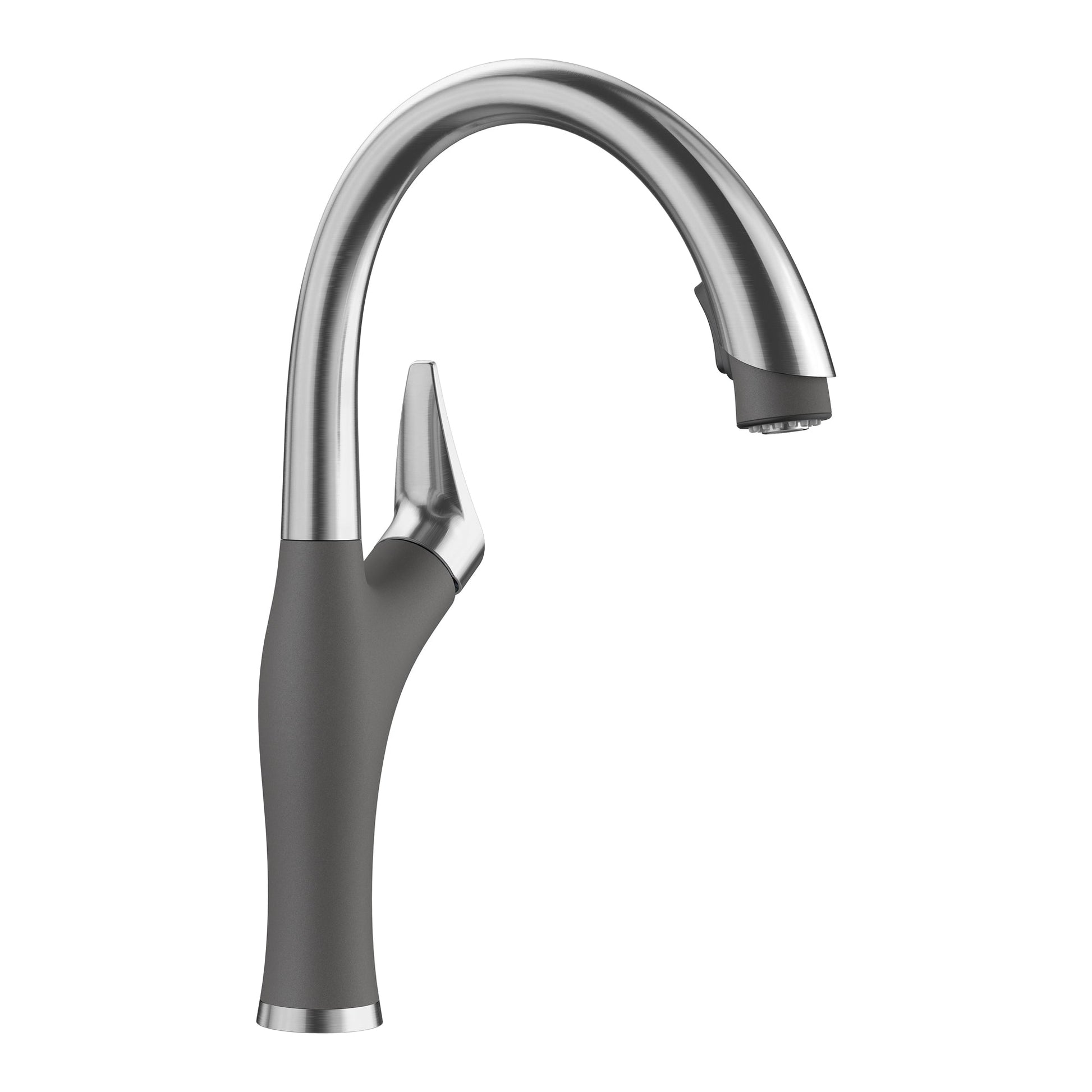 BLANCO 442033 Artona Pull-Down Kitchen Faucet 1.5 GPM - PVD Steel/Cinder