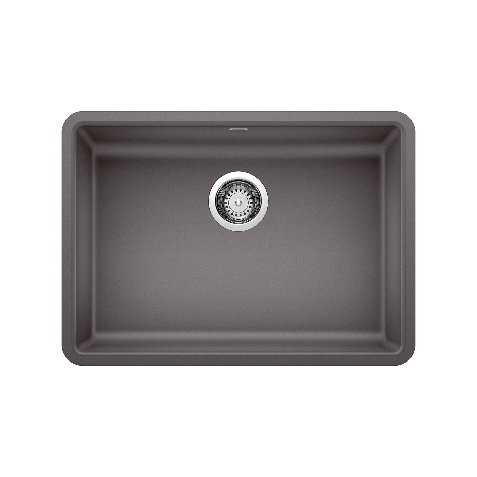 BLANCO 442539 Precis 25" ADA Single Bowl Kitchen Sink - Cinder