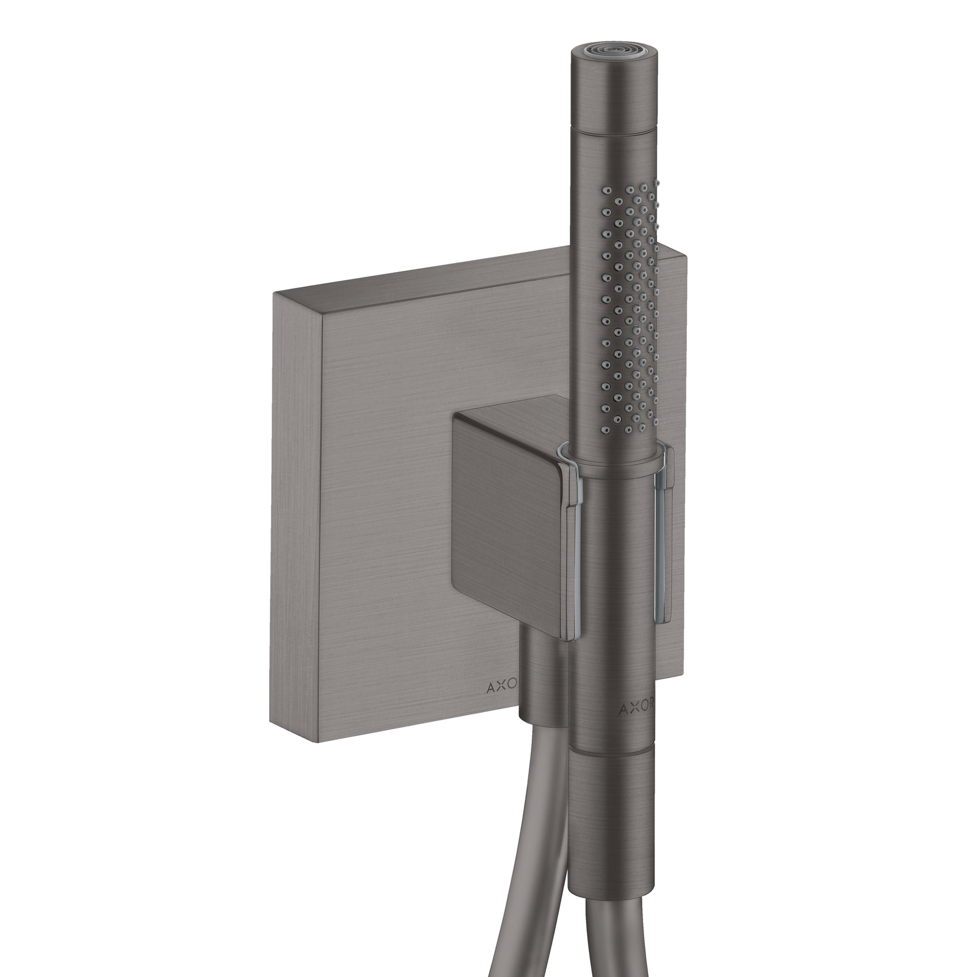 AXOR ShowerSolutions Handshower Holder with Outlet 5" x 5" with Handshower, 1.75 GPM
