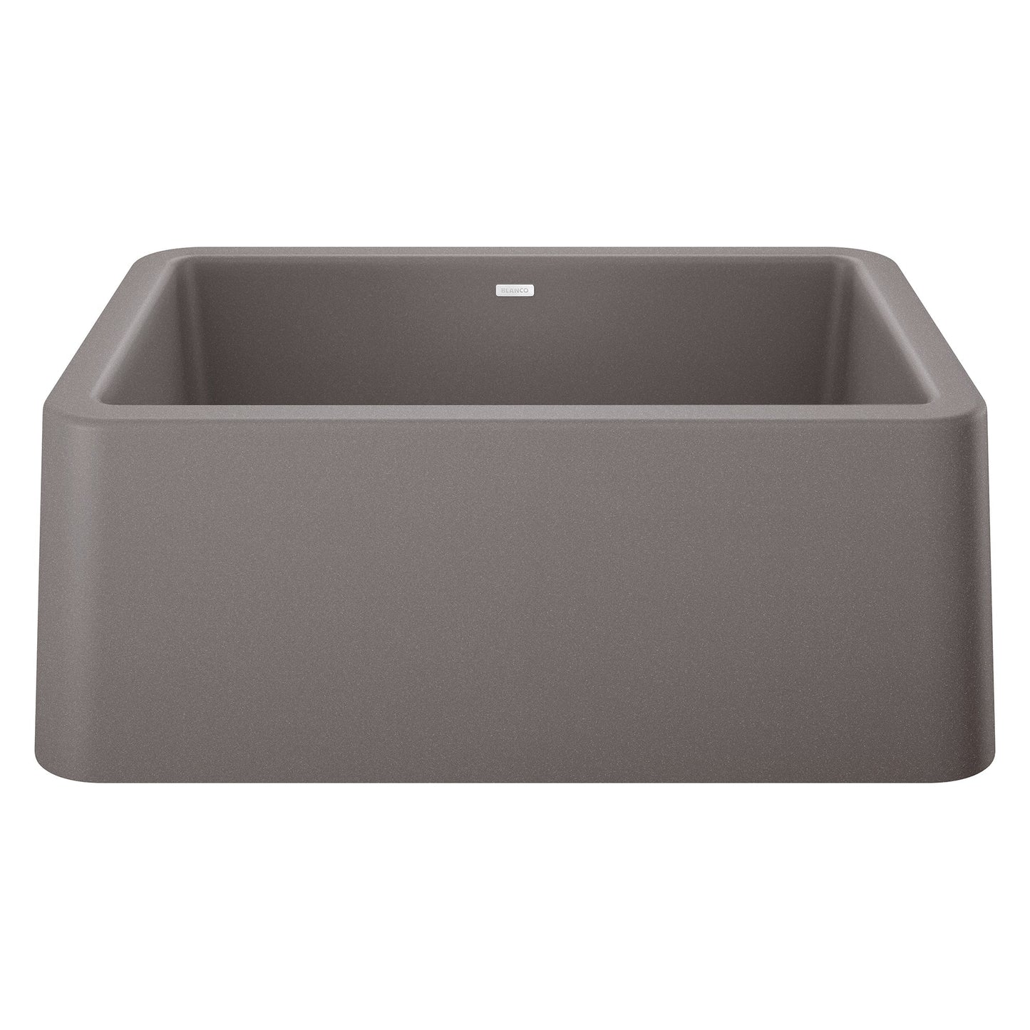 BLANCO 402314 Ikon 27" Apron Single Bowl Farmhouse Sink - Metallic Gray