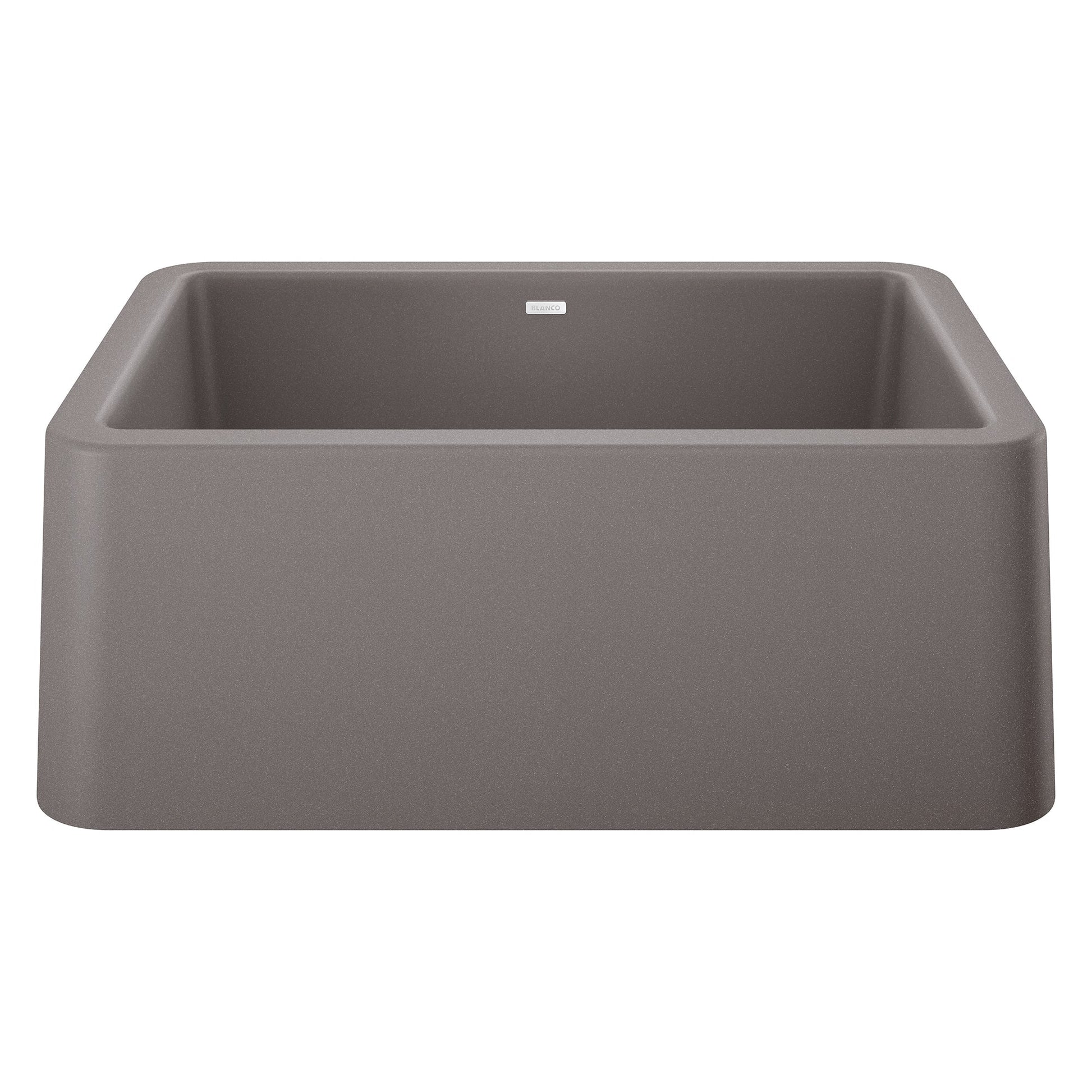BLANCO 402314 Ikon 27" Apron Single Bowl Farmhouse Sink - Metallic Gray
