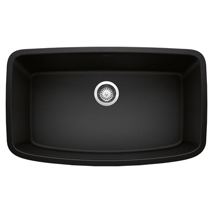 BLANCO 442942 Valea Super Single Bowl Kitchen Sink - Coal Black
