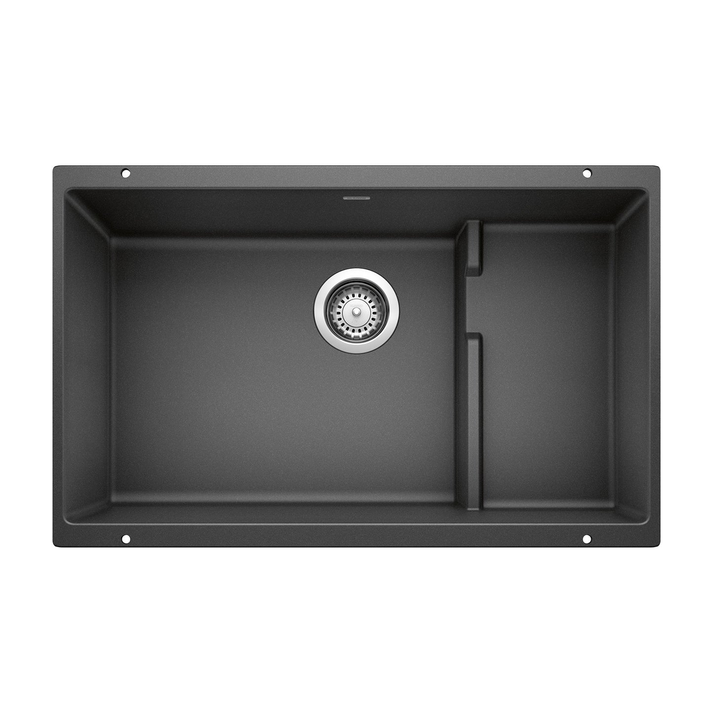 BLANCO 519450 Precis Cascade Super Single Kitchen Sink with Colander - Anthracite