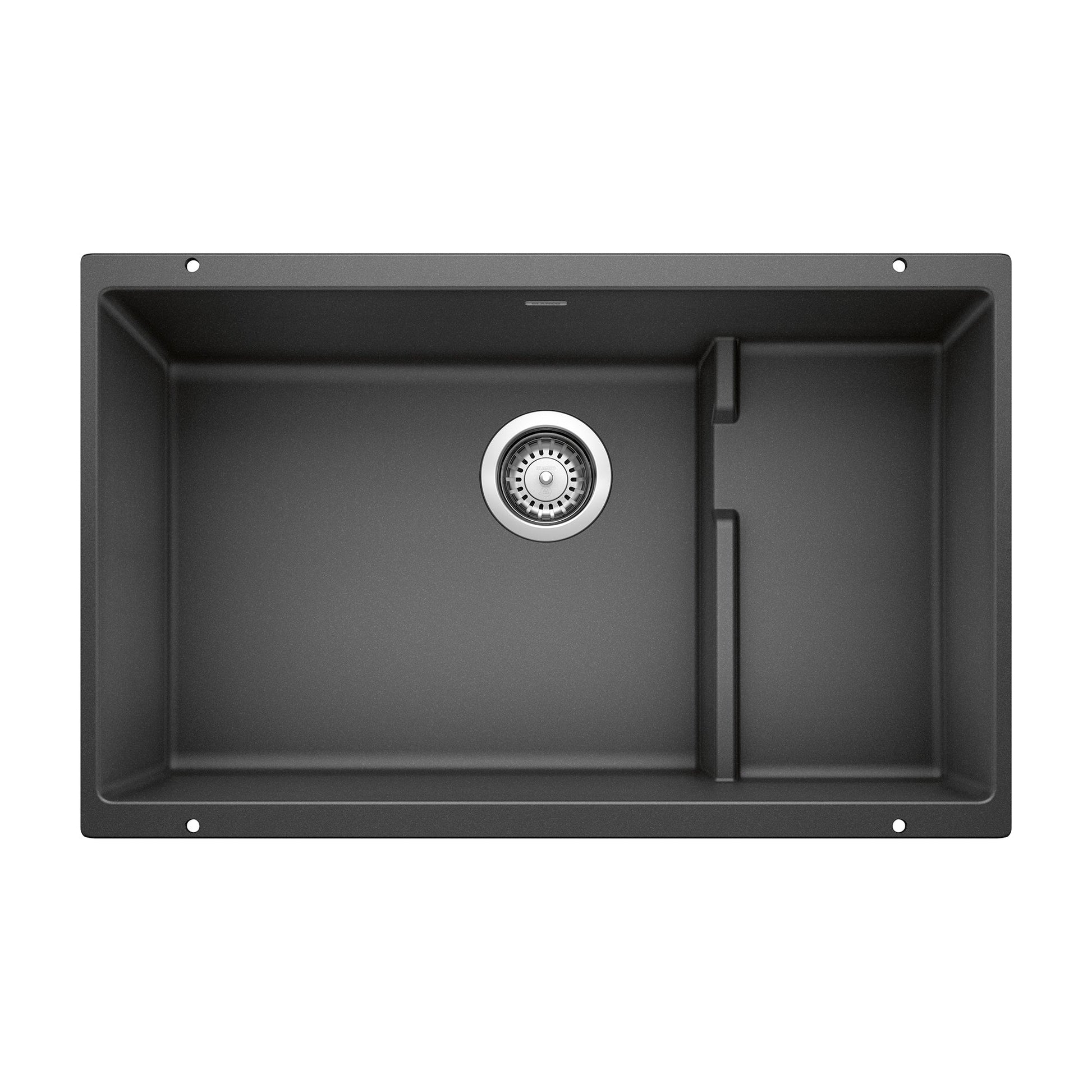 BLANCO 519450 Precis Cascade Super Single Kitchen Sink with Colander - Anthracite