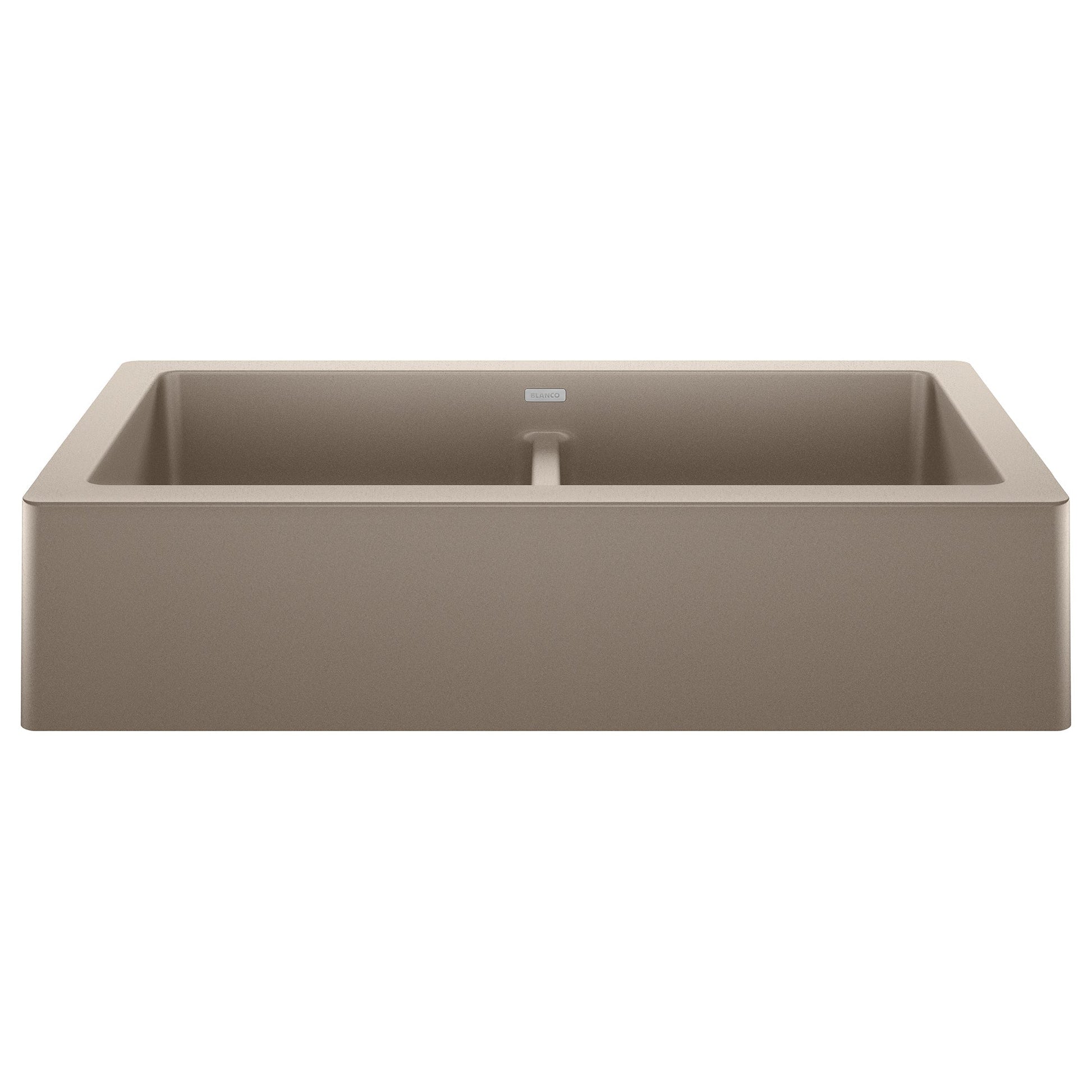 BLANCO 526553 Vintera 33" Equal Double Apron Farmhouse Sink - Truffle