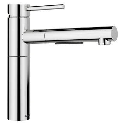 BLANCO Alta II Low Arc Pull-Out Dual-Spray Kitchen Faucet - Chrome