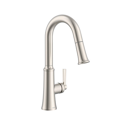 Gerber D150579 Northerly 1H Pull-Down Prep Faucet w/ Snapback 1.75gpm - Stainless Steel
