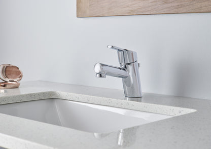 Gerber D224530 Amalfi 1H Top Control Lavatory Faucet Single Hole w/ Metal Pop-Up Drain 1.2gpm Chrome - Chrome