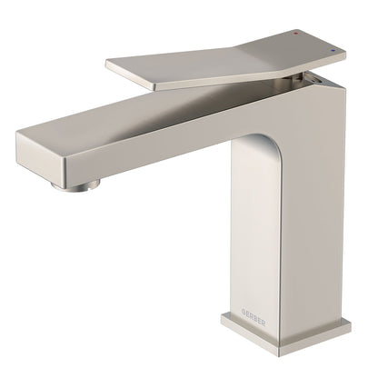 Gerber D225019 Avian 1H Lavatory Faucet Single Hole Mount w/ Metal Touch Down Drain 1.2gpm - Brushed Nickel