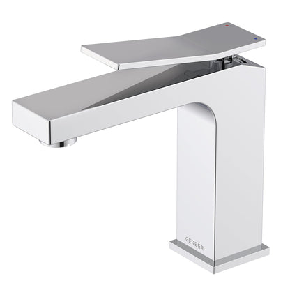 Gerber D225019 Avian 1H Lavatory Faucet Single Hole Mount w/ Metal Touch Down Drain 1.2gpm - Chrome